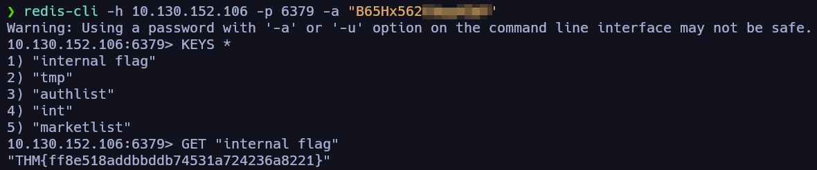 Enumeración de Base de datos Redis