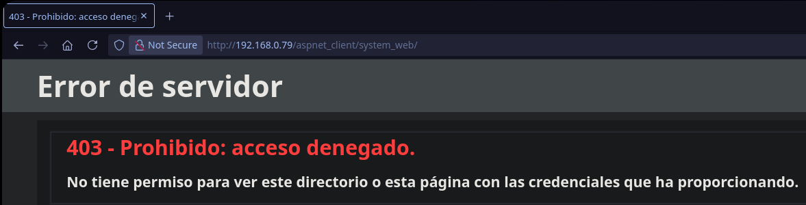 Enumeración de servicio HTTP