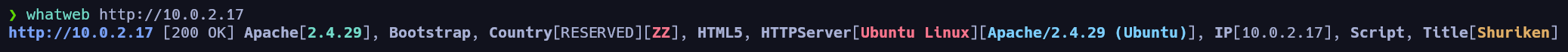 Enumeración de servicio HTTP