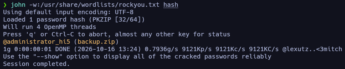 Crackeo de archivos zip protegidos con contraseña