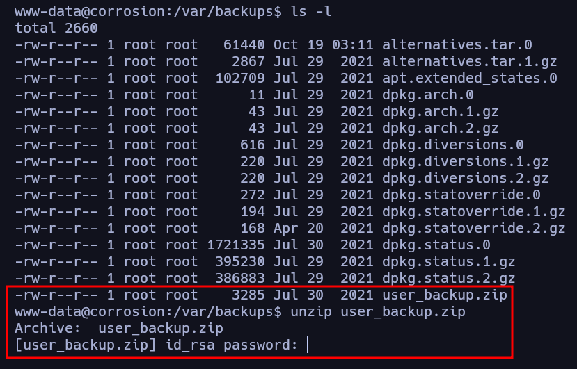 Enumeración local